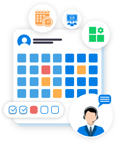 Schedule and manage